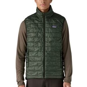 Patagonia 2025 Men's Old Growth Green Nano Puff Insulated Packable Zip Vest MED